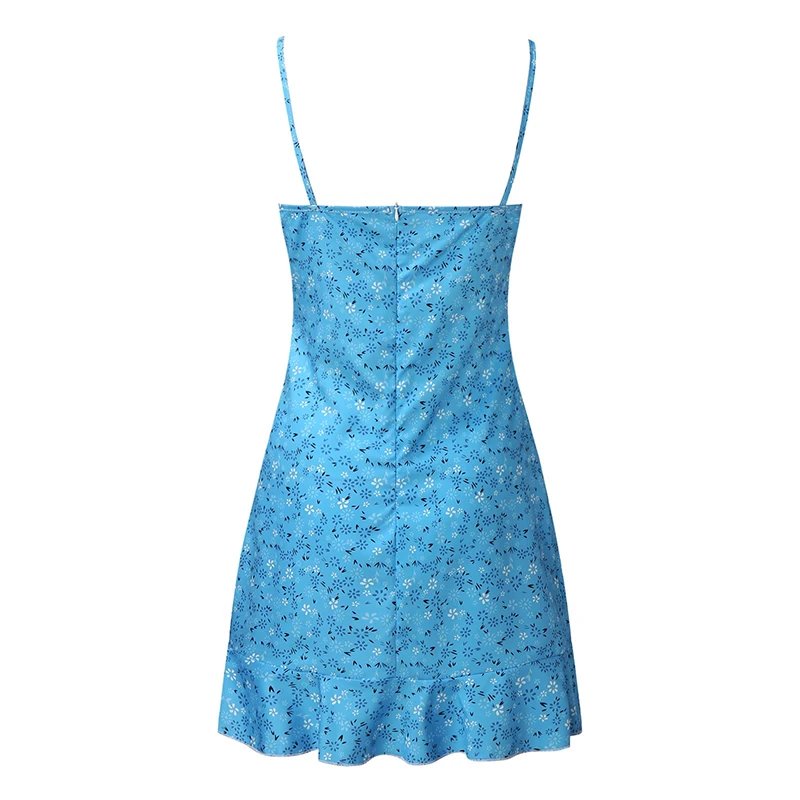 Floral Mini Dress Summer Casual Sexy Camisole Outfit