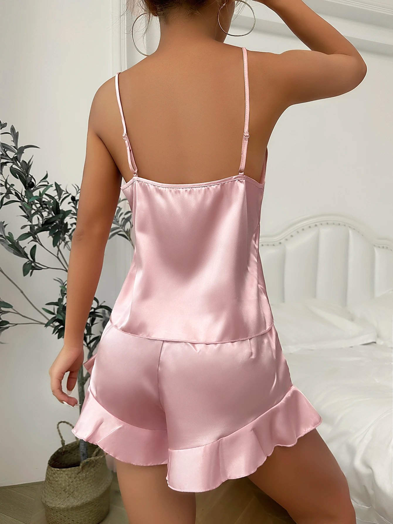 3-Piece Satin Pajama Set – Women’s Luxury Sleepwear