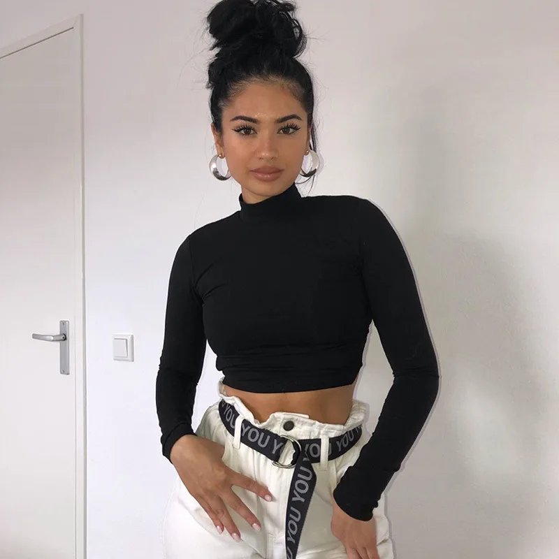 Backless Bandage Hollow‑Out Long Sleeve Top Backless Bandage Hollow‑Out Long Sleeve Top