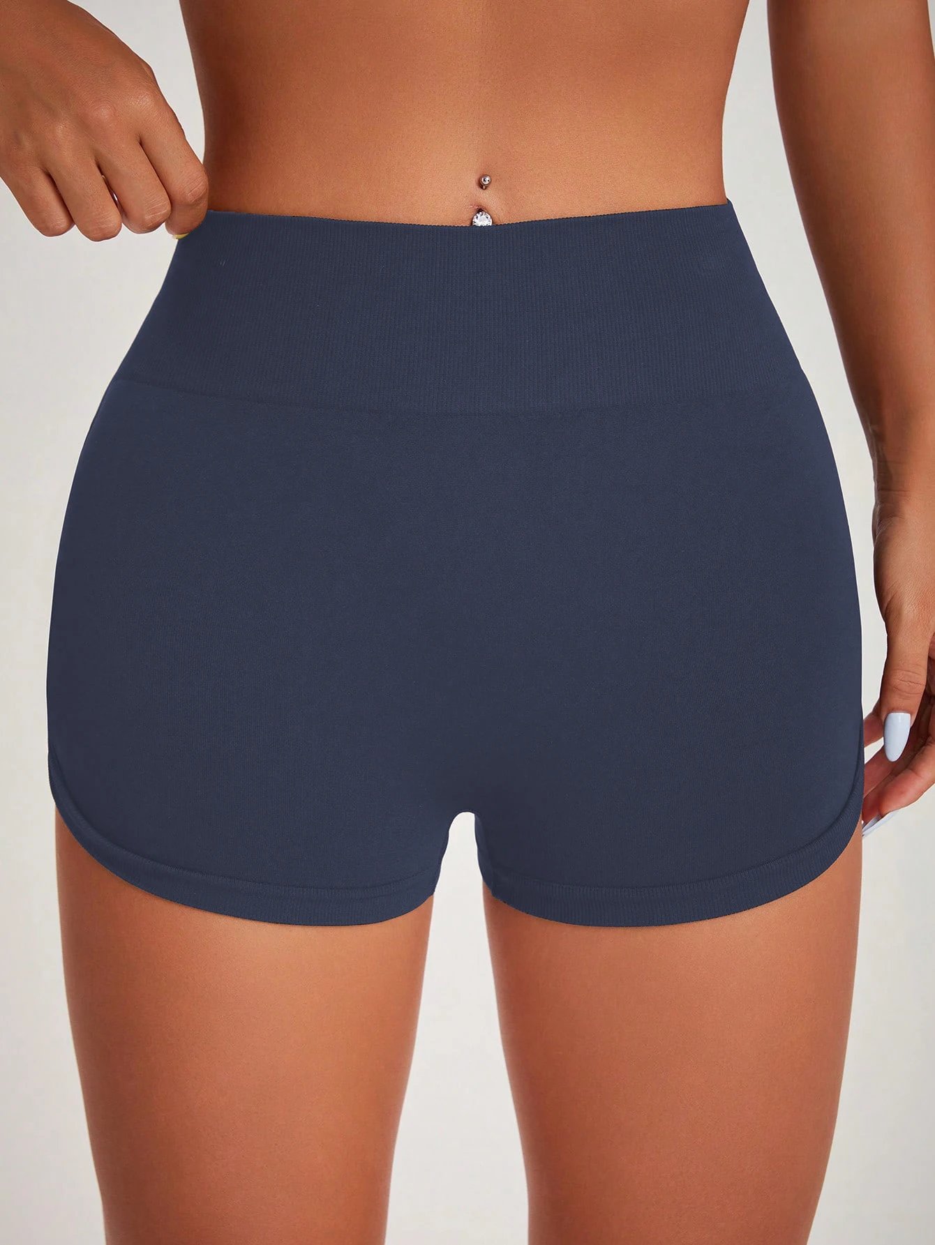 Black Yoga Booty Shorts – High Waist Scrunch Women
