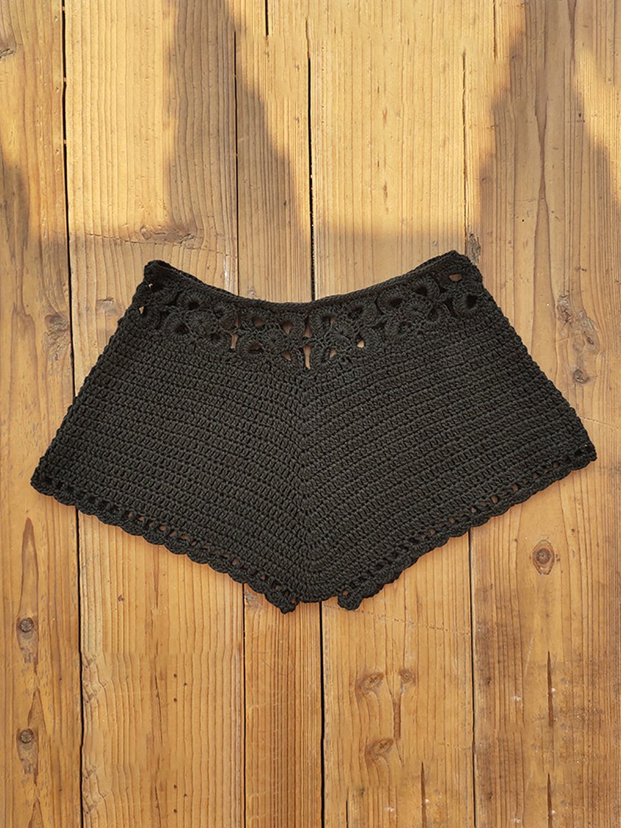 Crochet Beach Shorts for Women – Summer Knit Swimwear