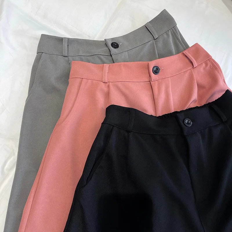 Women High Waist Wide Leg Office Shorts Women High Waist Wide Leg Office Shorts