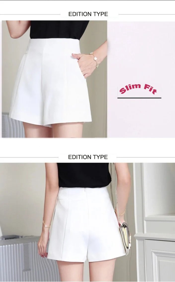 Women Chiffon High Waist A-Line Summer Shorts
