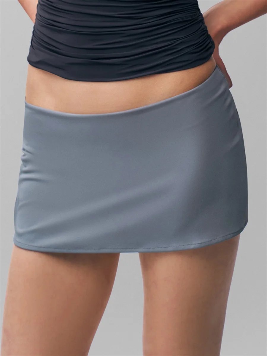 Low Waist Bodycon Mini Skirt for Women