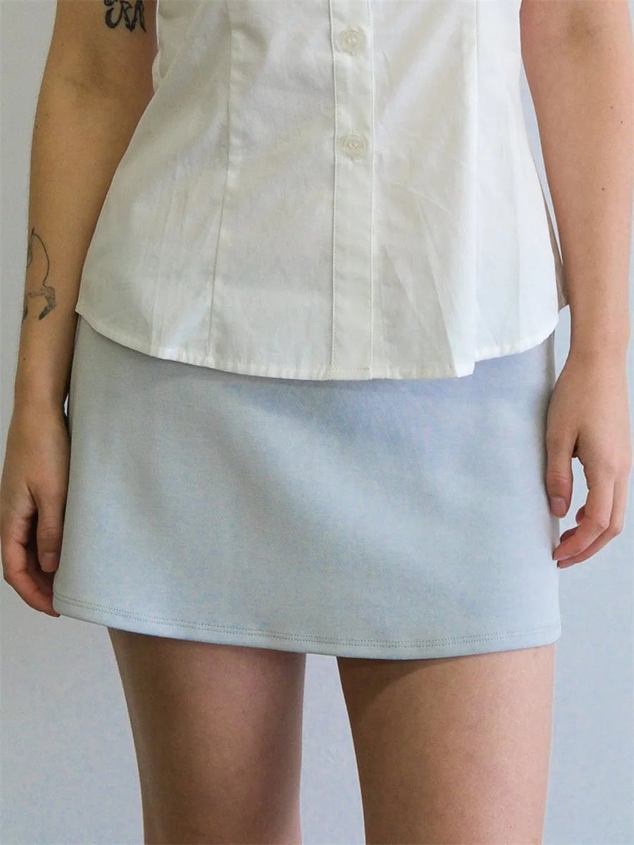 Low Waist Bodycon Mini Skirt for Women