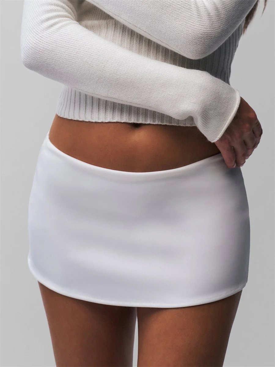 Low Waist Bodycon Mini Skirt for Women