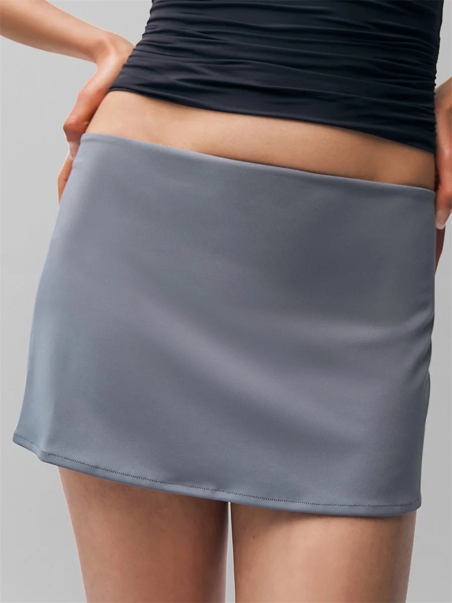 Low Waist Bodycon Mini Skirt for Women