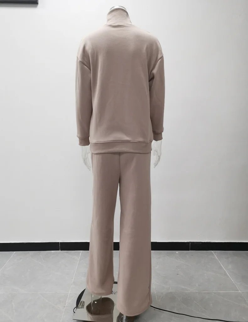 Women’s Knit Sweater & Wide Leg Pants Set
