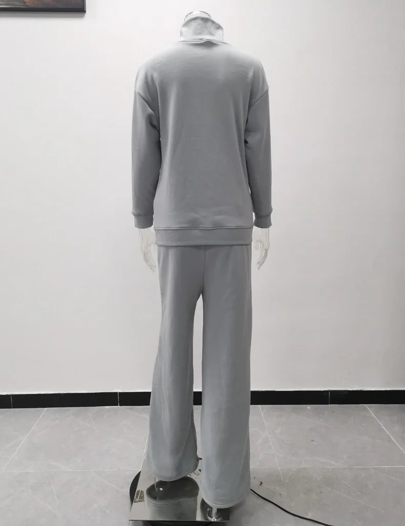 Women’s Knit Sweater & Wide Leg Pants Set