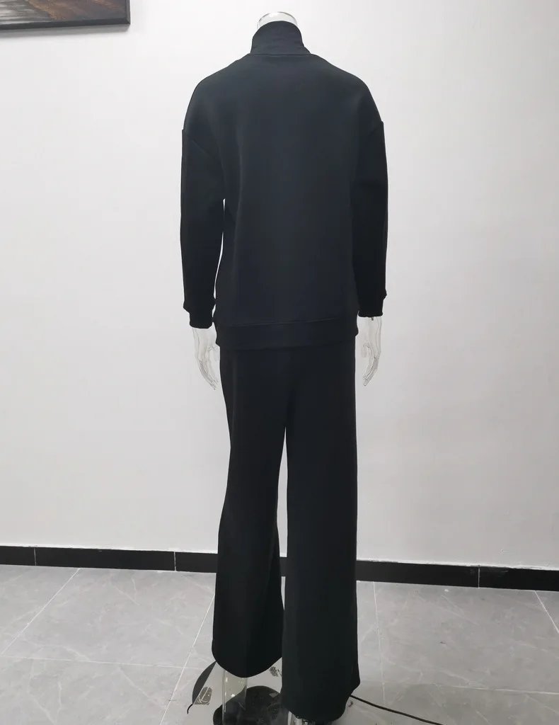 Women’s Knit Sweater & Wide Leg Pants Set