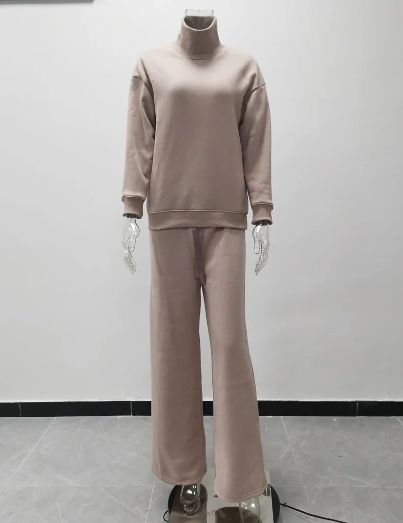 Women’s Knit Sweater & Wide Leg Pants Set