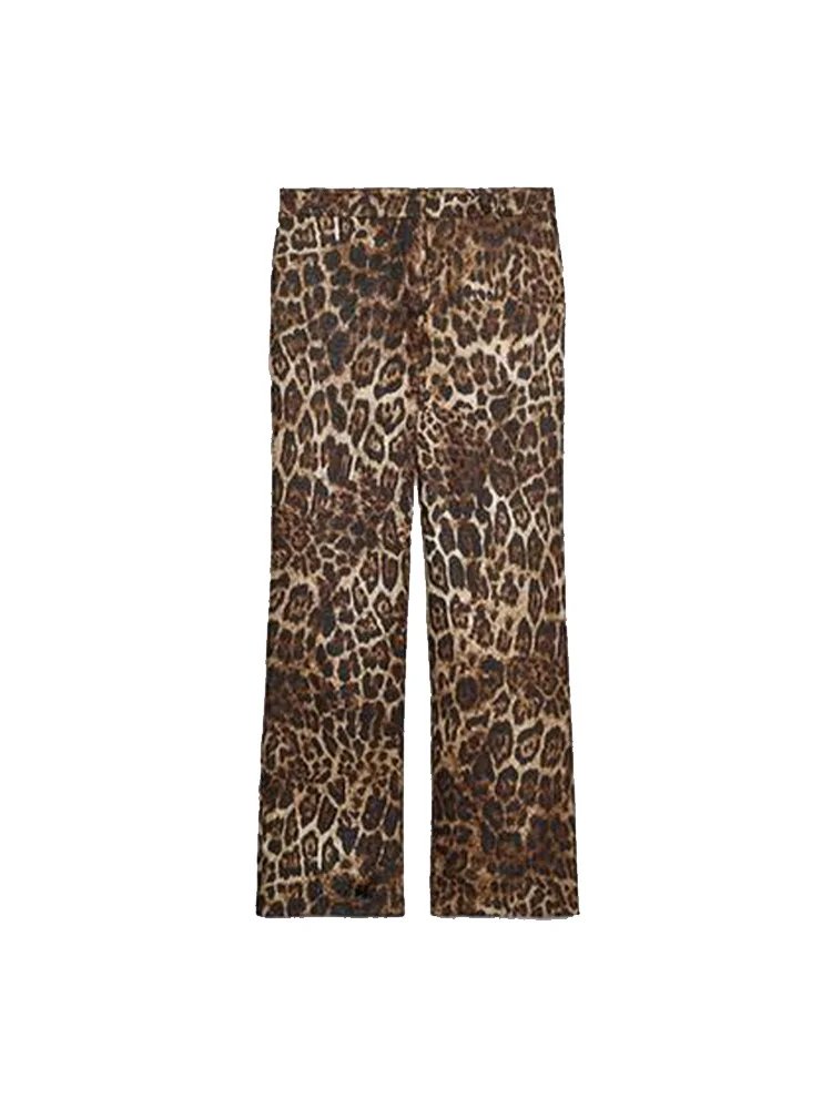 Leopard Print Co-ord Set with Jacket & Pants