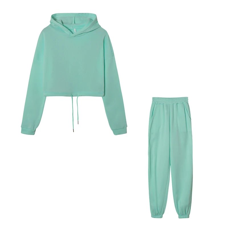Women Sportswear Two Piece Set Hoodie & Joggers
