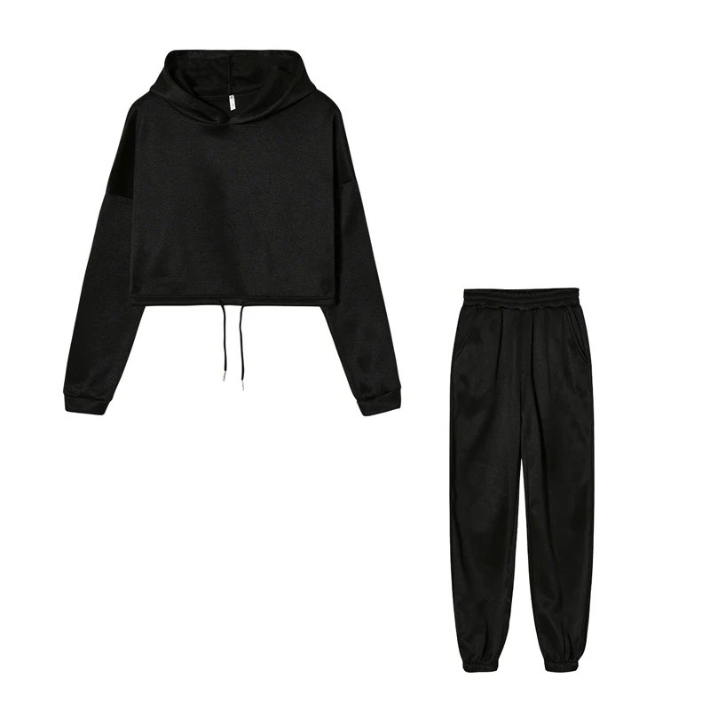 Women Sportswear Two Piece Set Hoodie & Joggers
