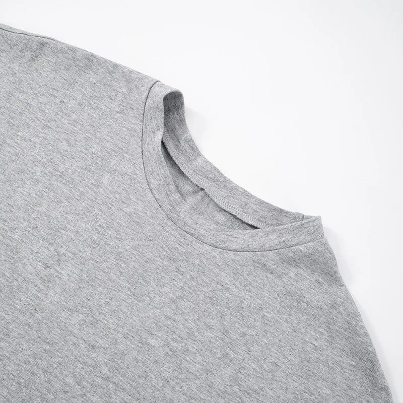 Women’s Casual Short Sleeve Grey Crop T-Shirt Women’s Casual Short Sleeve Grey Crop T-Shirt