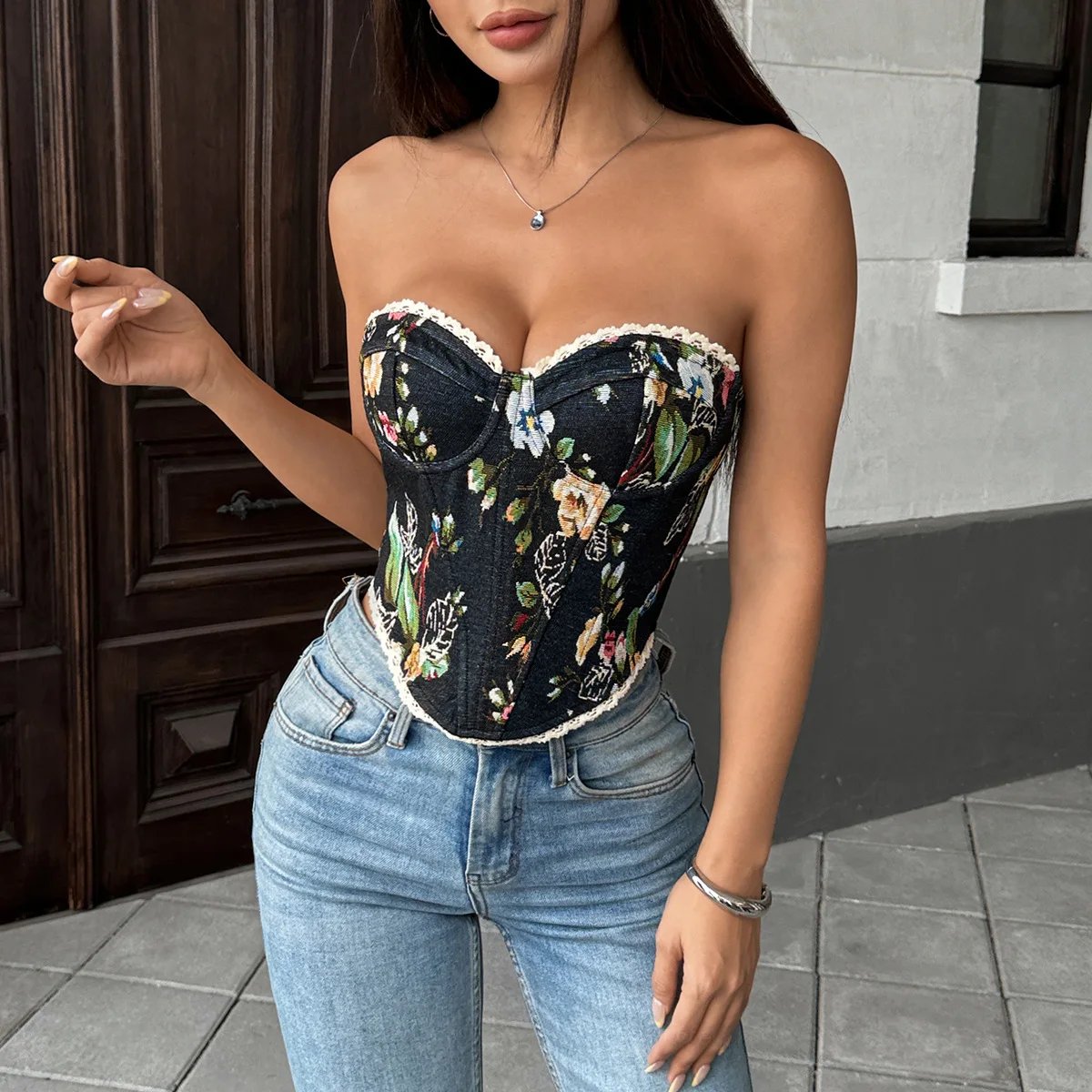 floral tube top 5