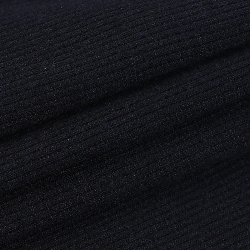 Black Cut Out Long Sleeve Top for Women