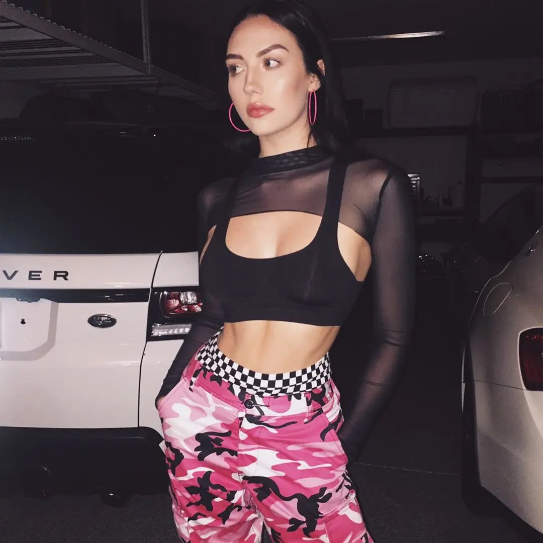 Mesh Sleeve Hollow Crop Top for Women Streetwear Mesh Sleeve Hollow Crop Top for Women Streetwear