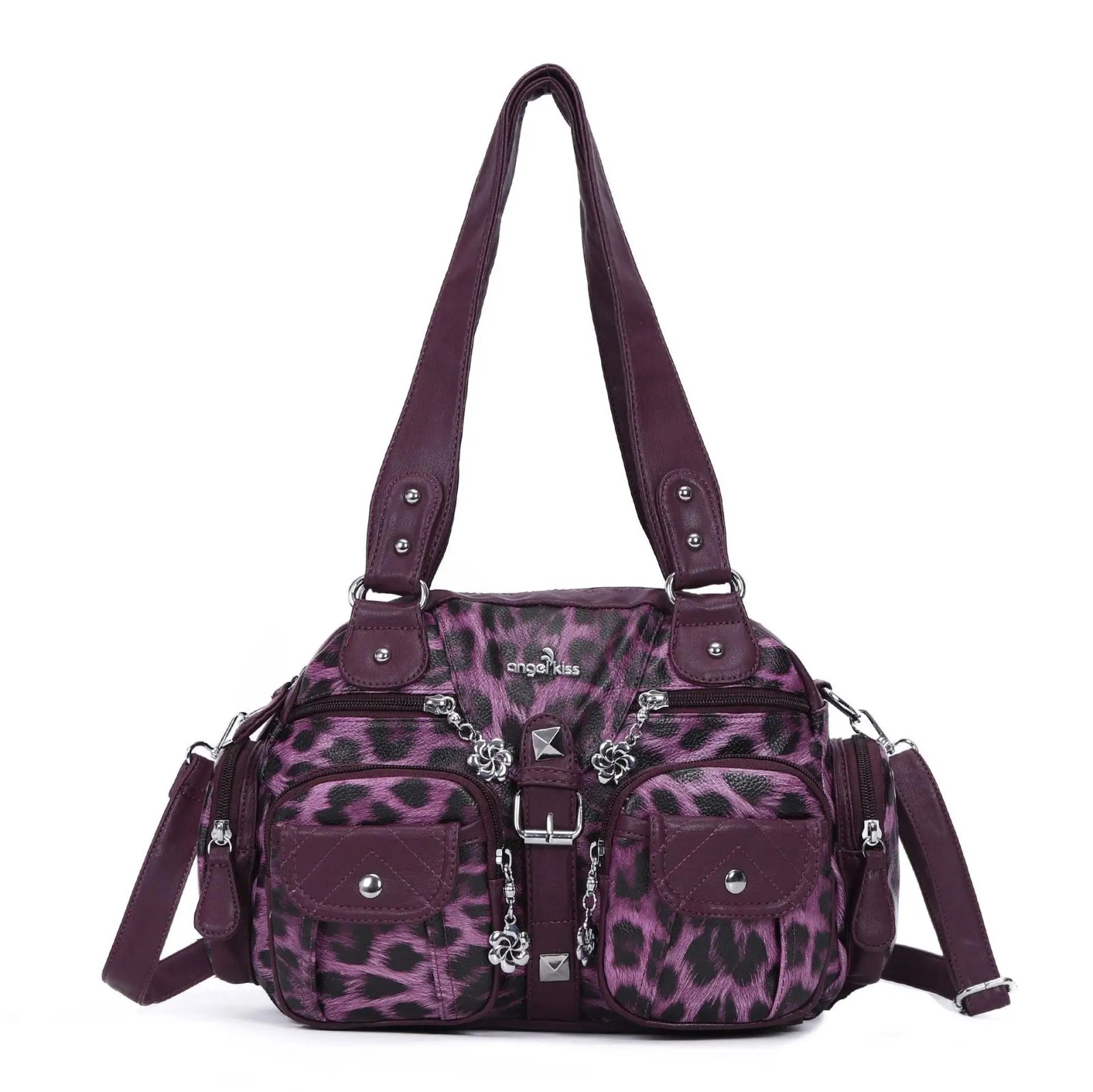 Purple leopard print