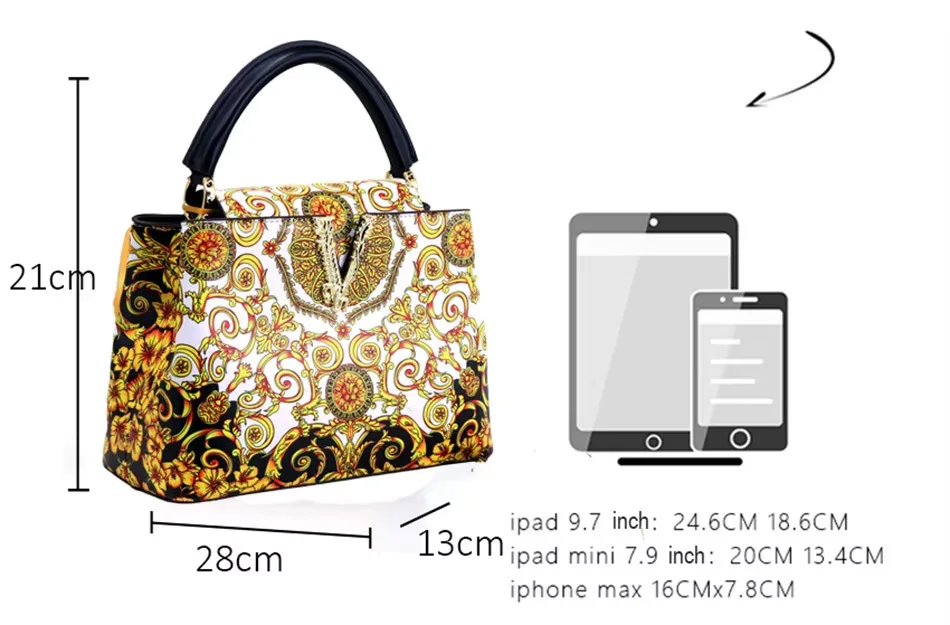 Luxury Printed Women’s Handbag Crossbody 2025