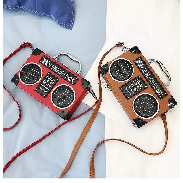 Vintage Radio Crossbody Bag for Women & Men