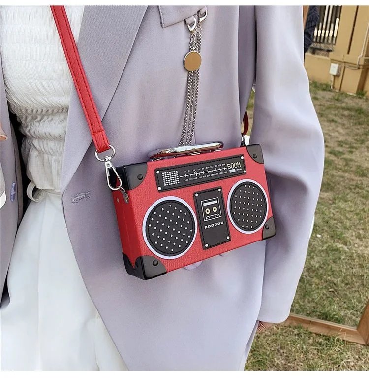Vintage Radio Crossbody Bag for Women & Men