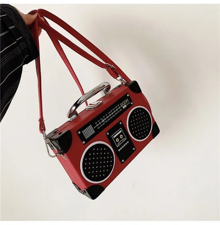 Vintage Radio Crossbody Bag for Women & Men