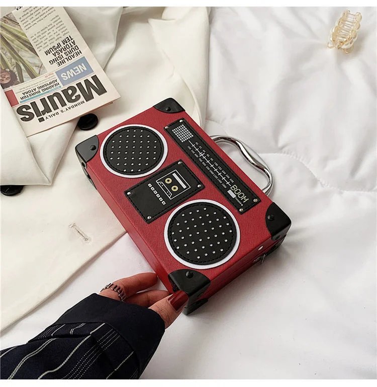 Vintage Radio Crossbody Bag for Women & Men