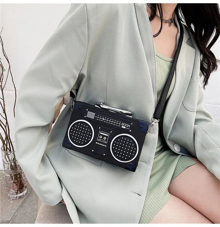 Vintage Radio Crossbody Bag for Women & Men