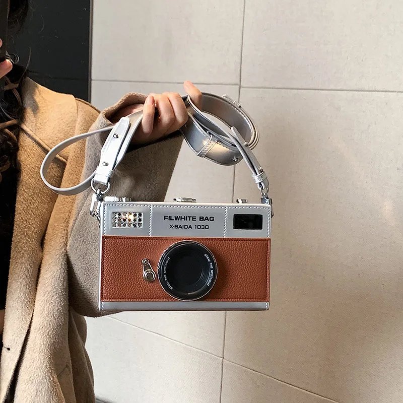 Retro Camera Crossbody Bag for Women & Men