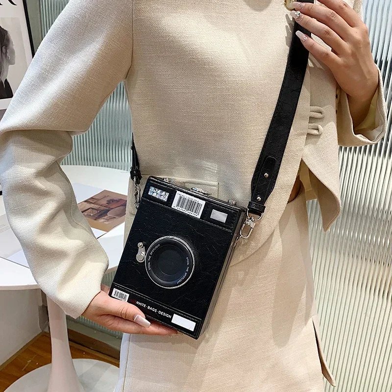 Mini Vintage Camera Shoulder Bag for Women