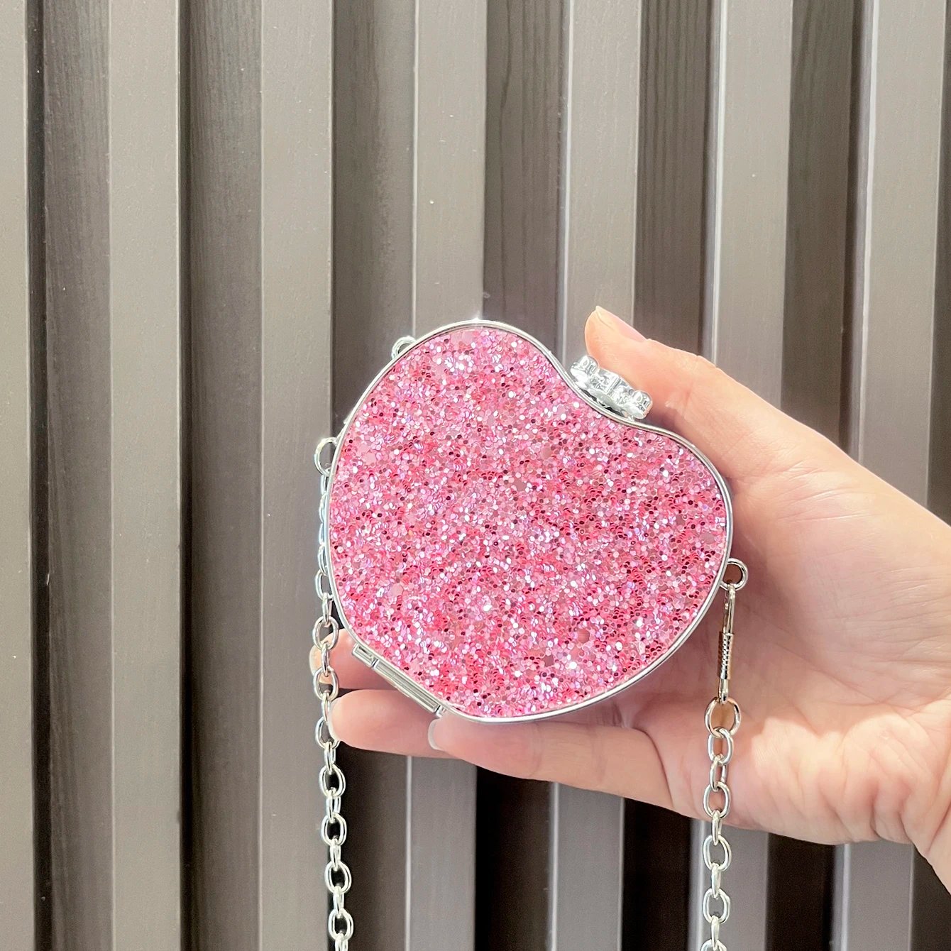 Mini Glitter Clutch Bag – Luxury Evening Shoulder Bag