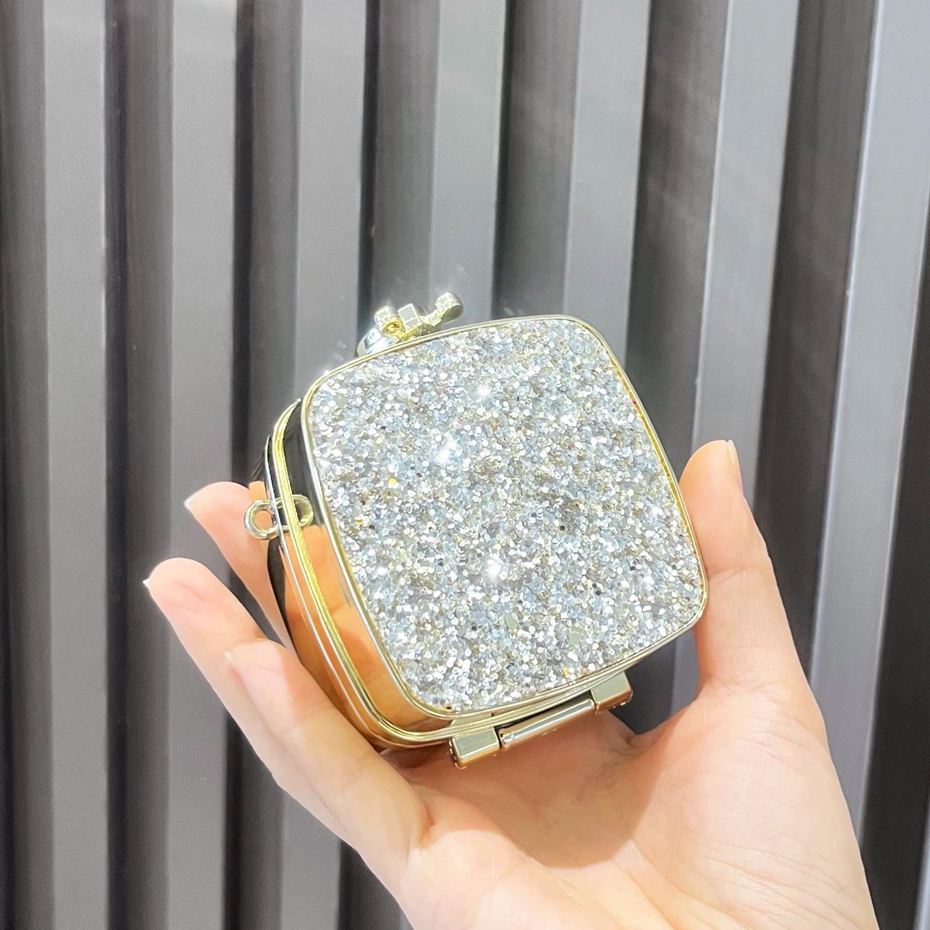 Mini Glitter Clutch Bag – Luxury Evening Shoulder Bag