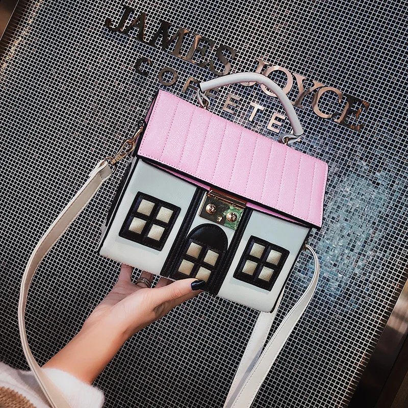Luxury House Shaped Handbag for Women