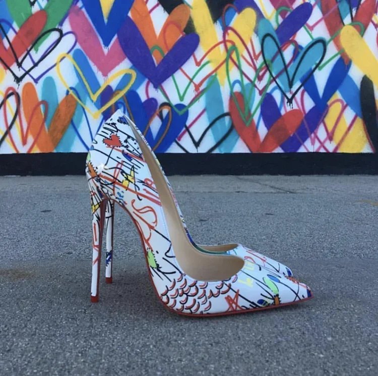 Graffiti White 12cm