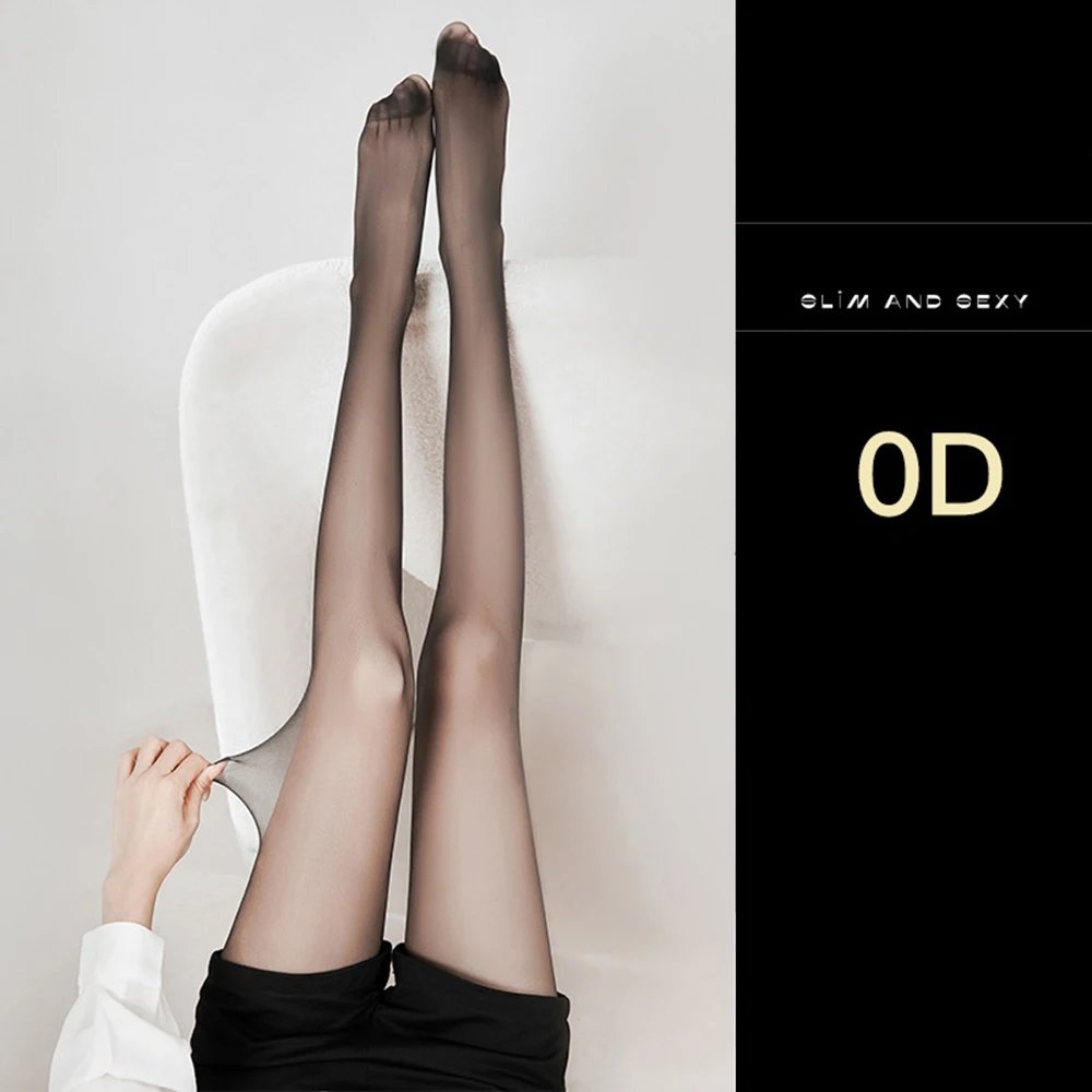See Through Sheer Black Pantyhose for Women 15D