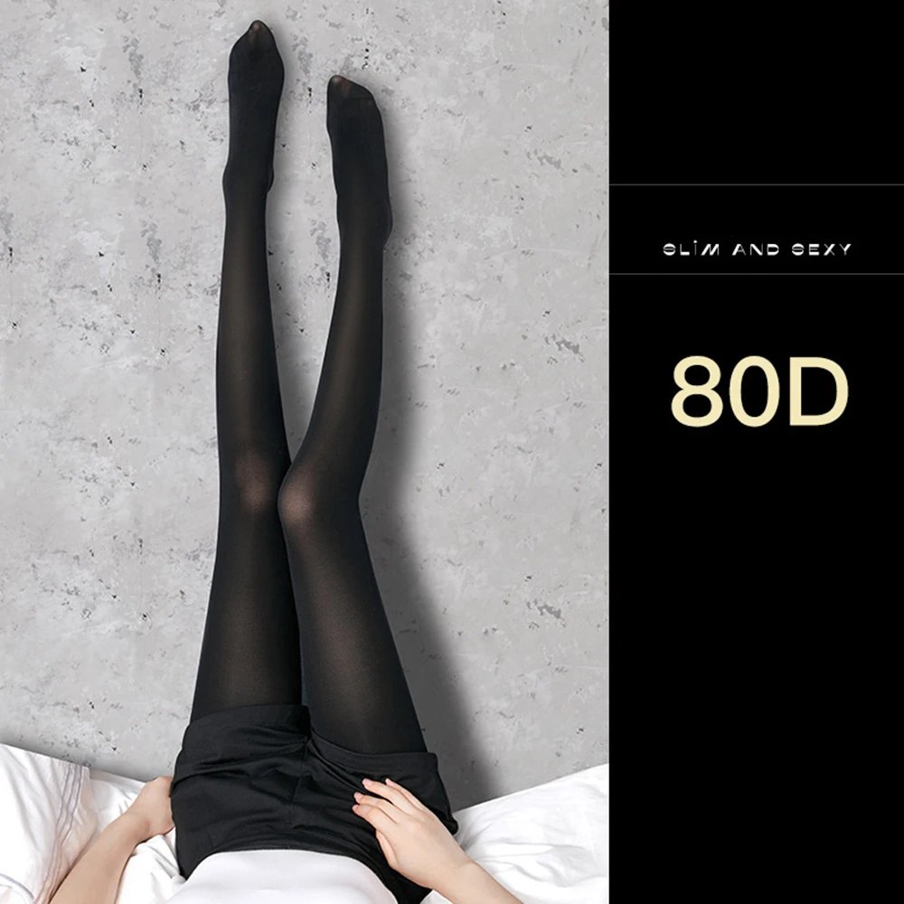 See Through Sheer Black Pantyhose for Women 15D