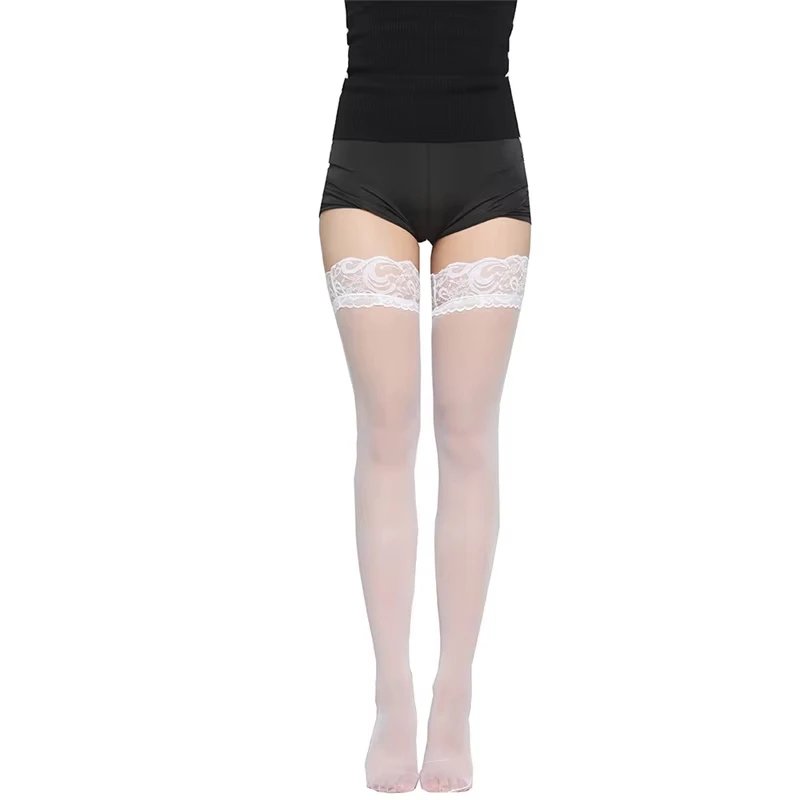 Sexy Lace Top Thigh High Stockings for Women