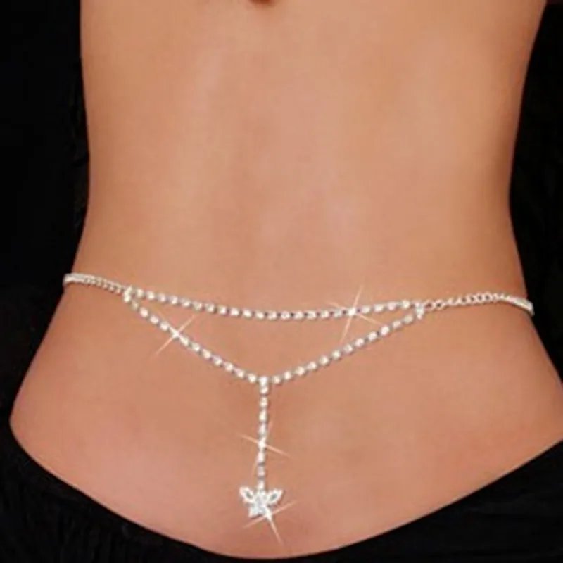 Chain Waist Belt for Women with Gold & Silver Details