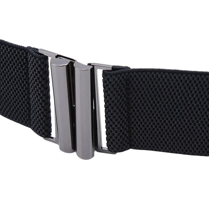 Wide Elastic Belt for Women with Metal Clasp Wide Elastic Belt for Women with Metal Clasp