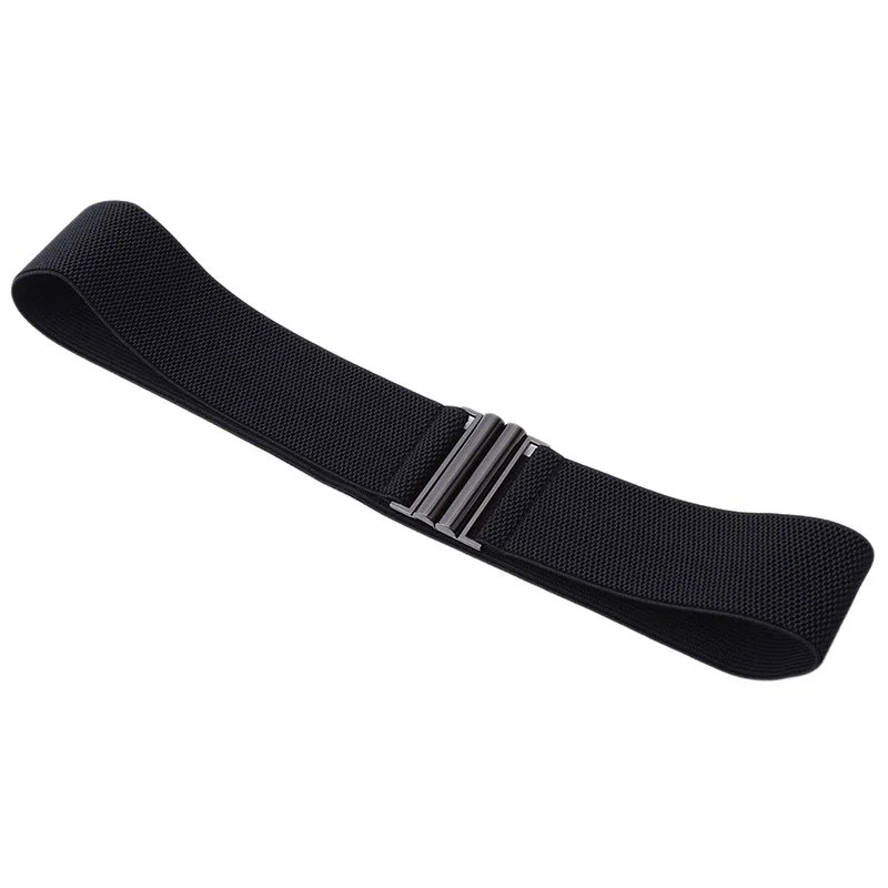 Wide Elastic Belt for Women with Metal Clasp Wide Elastic Belt for Women with Metal Clasp