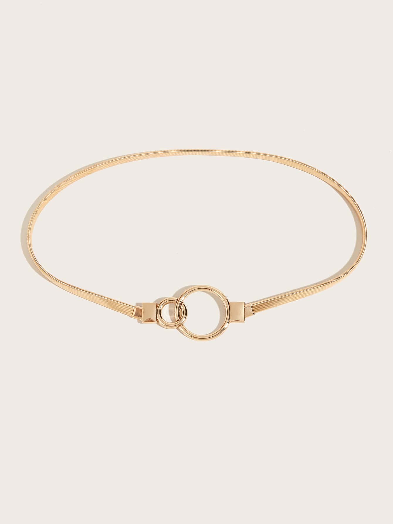 Gold Ring Buckle Belt for Women Gold Ring Buckle Belt for Women