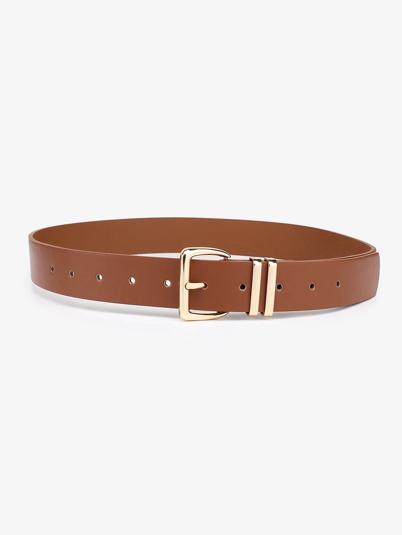 Women Leather Belt with Gold Buckle Women Leather Belt with Gold Buckle