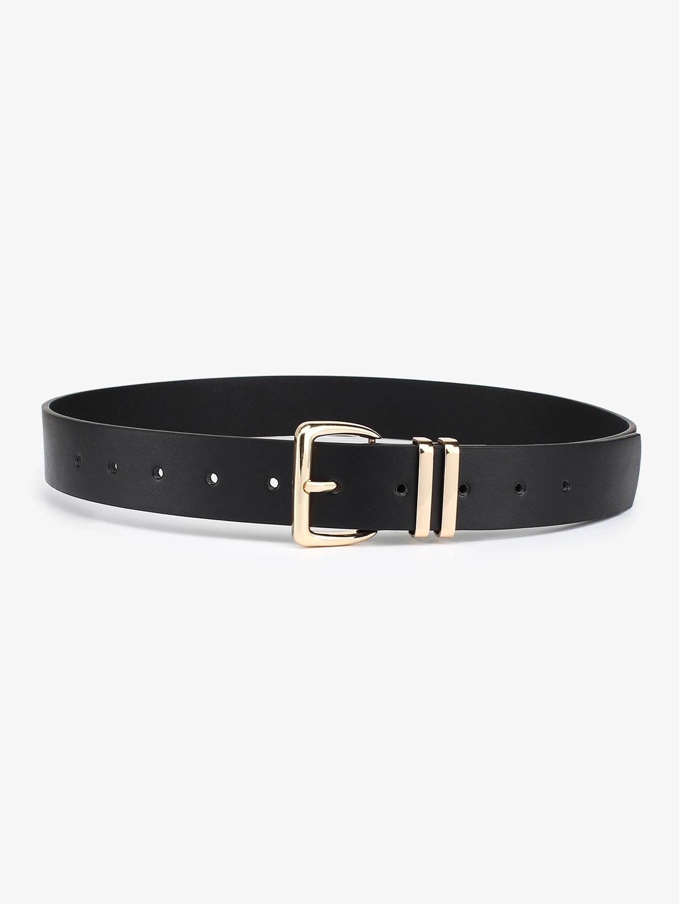 Women Leather Belt with Gold Buckle Women Leather Belt with Gold Buckle