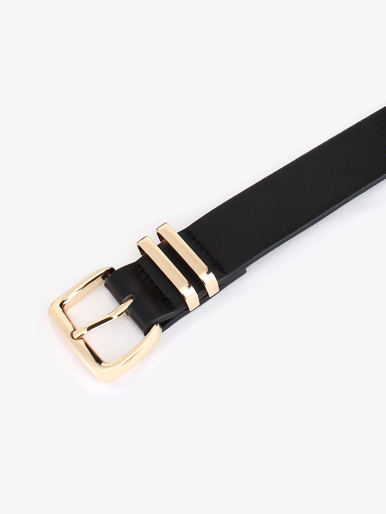 Women Leather Belt with Gold Buckle Women Leather Belt with Gold Buckle