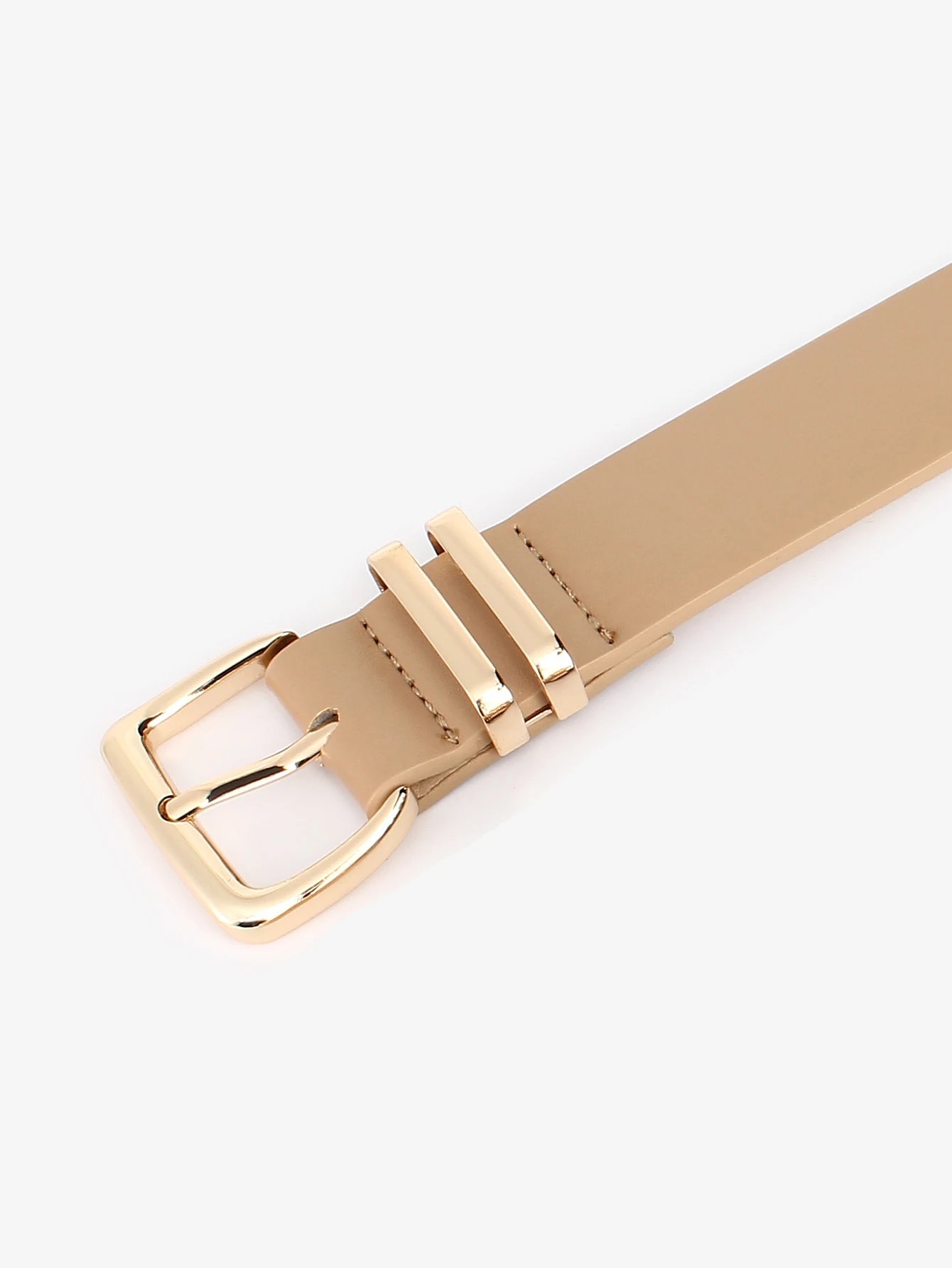 Women Leather Belt with Gold Buckle Women Leather Belt with Gold Buckle