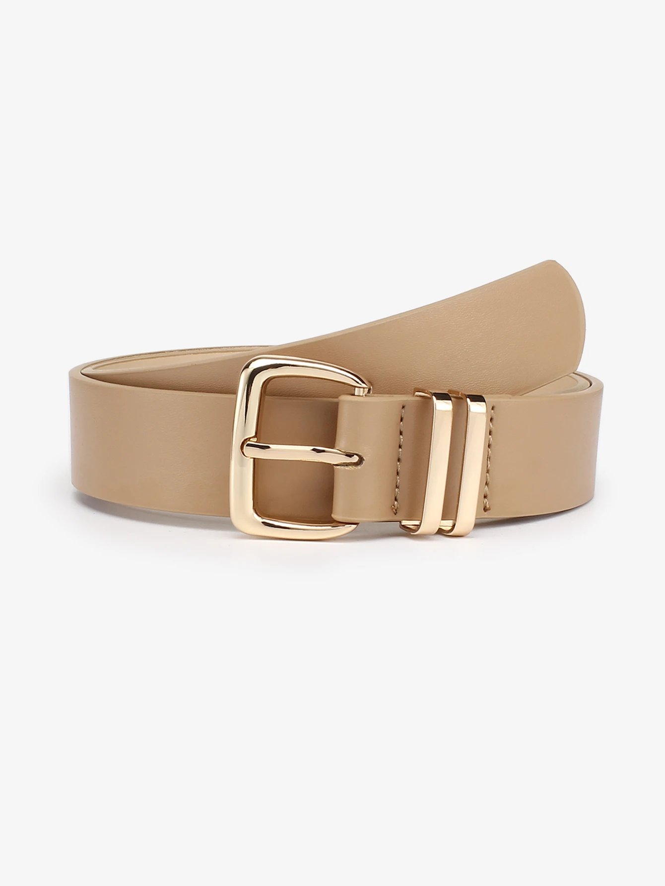Women Leather Belt with Gold Buckle Women Leather Belt with Gold Buckle