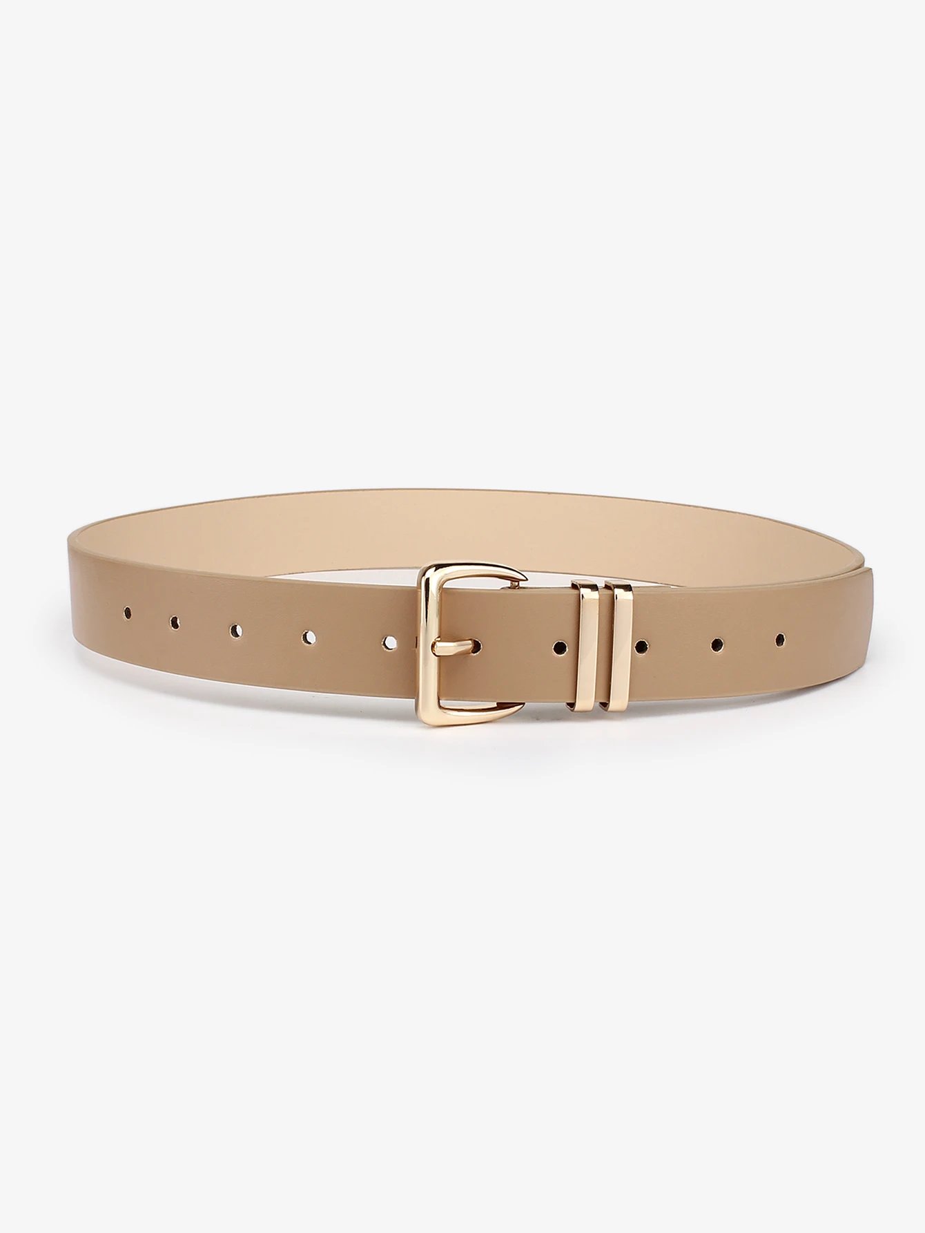 Women Leather Belt with Gold Buckle Women Leather Belt with Gold Buckle