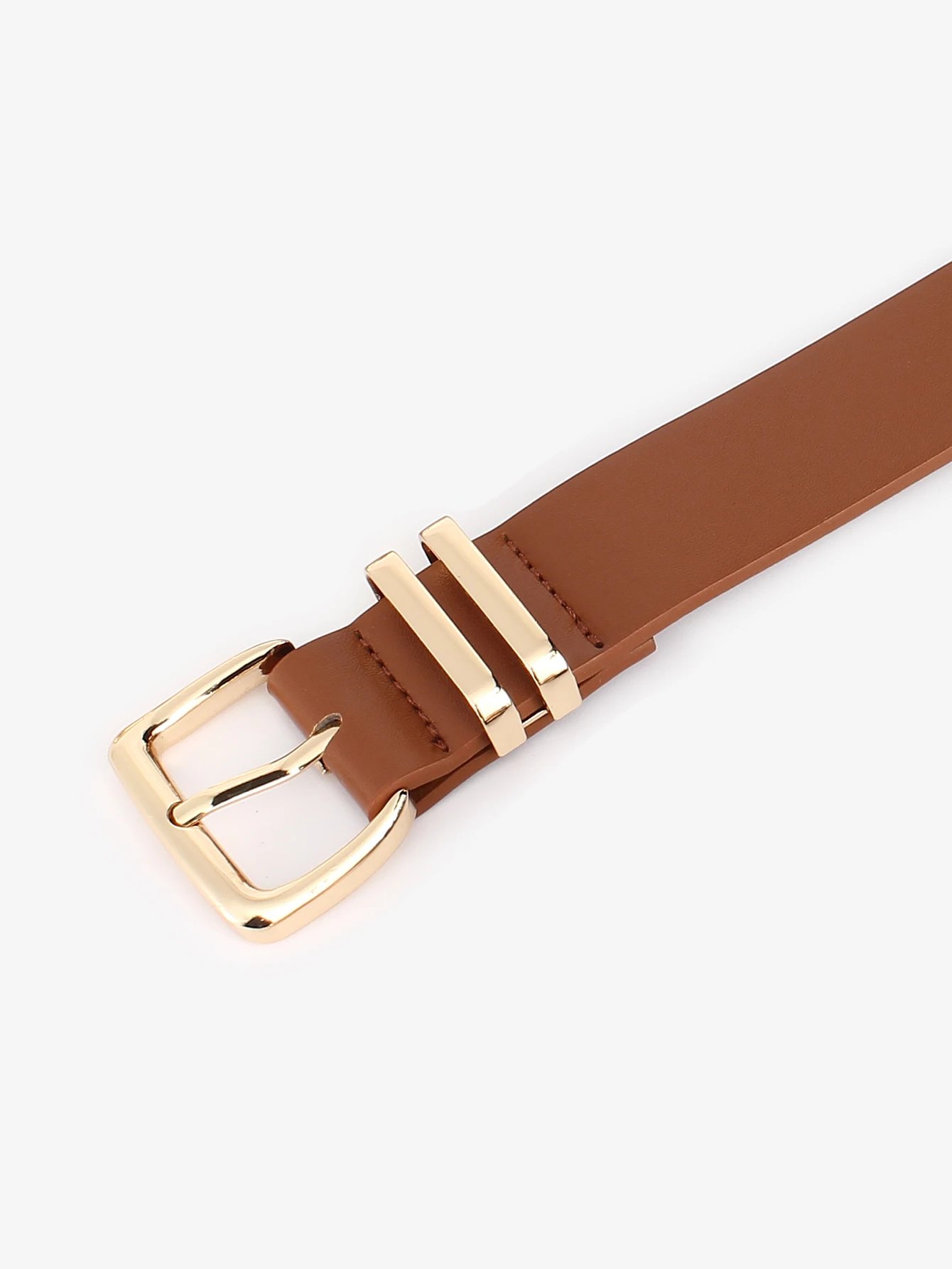 Women Leather Belt with Gold Buckle Women Leather Belt with Gold Buckle