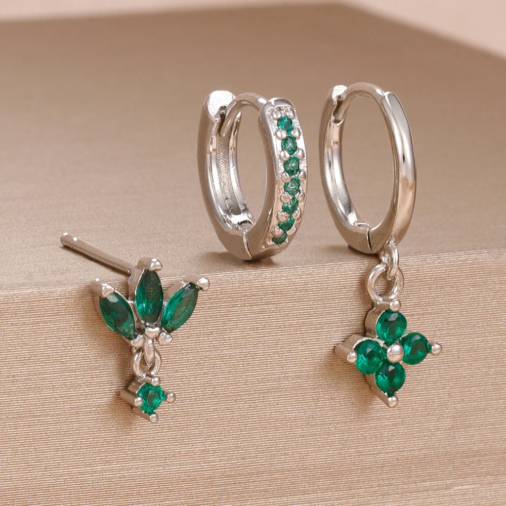 Silver-green-3pcs